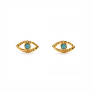 14k Gold Filled Evil Eye Spacer Beads for thread wire chain Gold Eye C –  HarperCrown