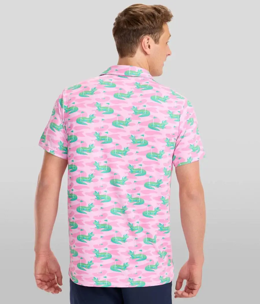 Tipsy Elves – wholesale Pikétröja – Herr – Gator Golfer Rosa Golfpikétröja - Roliga Golfkläder för Män4