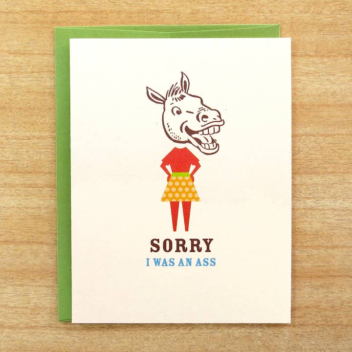 Sorry-kaart voor wholesale door INKLOSURES