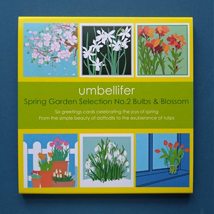 Spring Garden Selection No.2 Greetings Card Pack for wholesale by Umbellifer