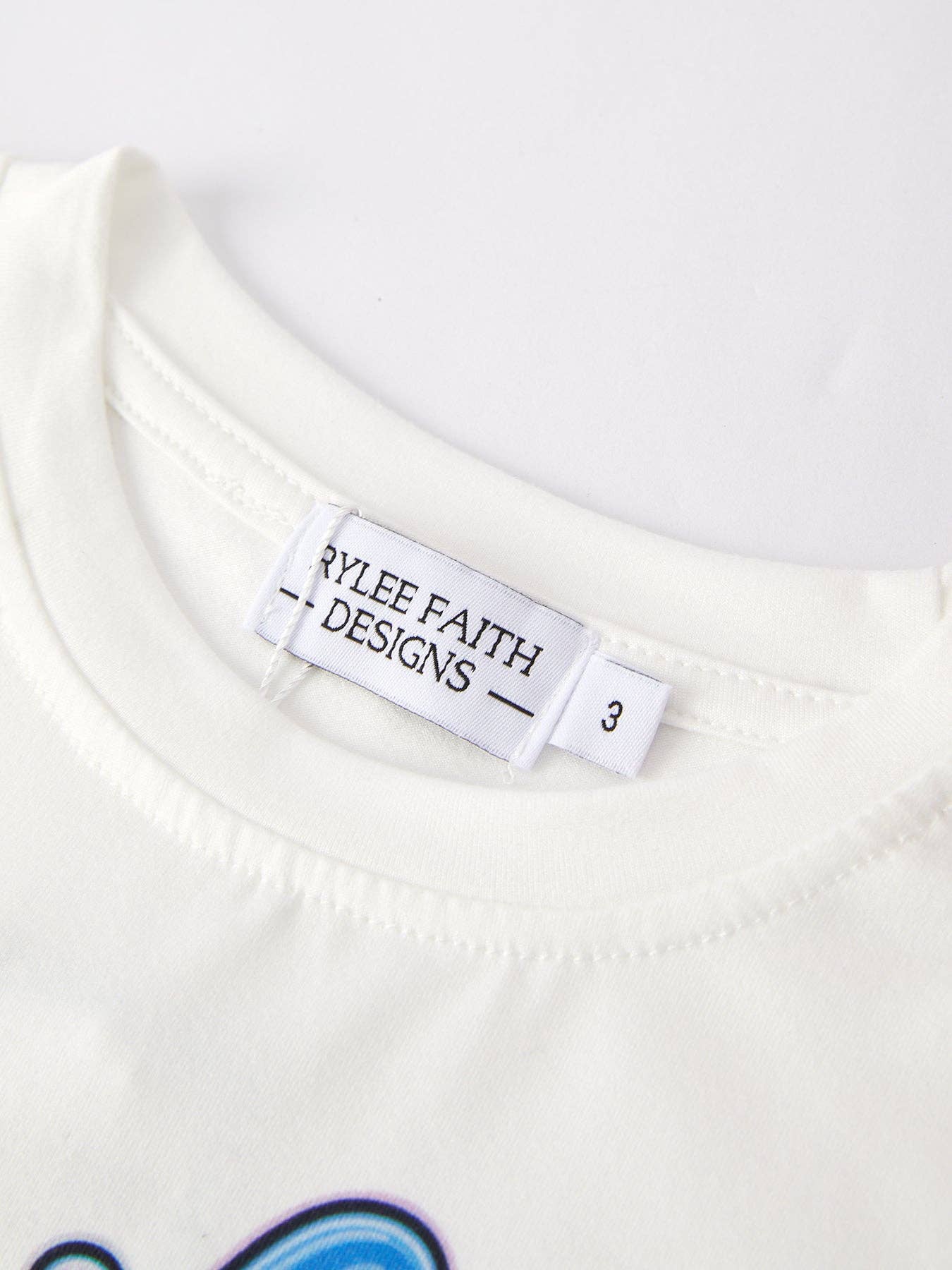 Rylee Faith Designs - Wholesale Top & Short Set - Kids - "Swiftie girl" Print Top+Sequined Shorts2