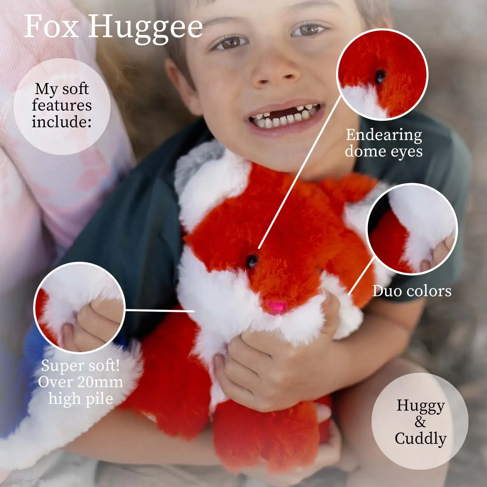 Beverly Hills Teddy Bear Company - Wholesale Stuffed/Plush Toy - Kids & Baby - World's Softest 11 inch - Red Baby Fox Plush Toy for Kids2