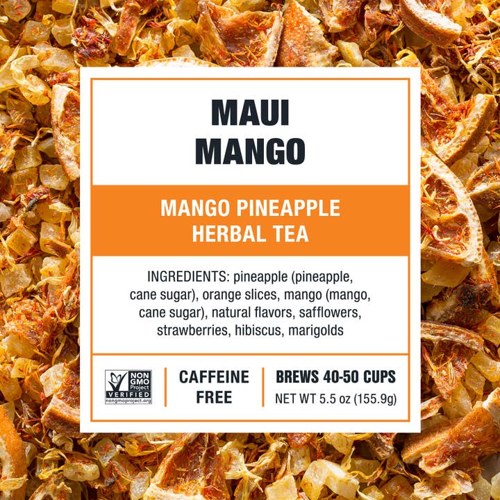 Tiesta Tea Company - Wholesale Loose tea - Maui Mango - Mango Pineapple Herbal Tea2