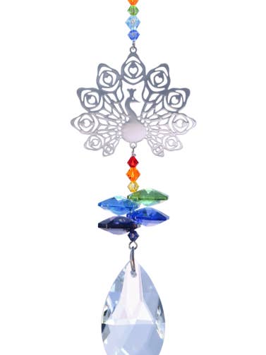 Pavone Crystal Fantasy - Prismatico per la vendita all'ingrosso da parte di Wild Things Gifts Ltd