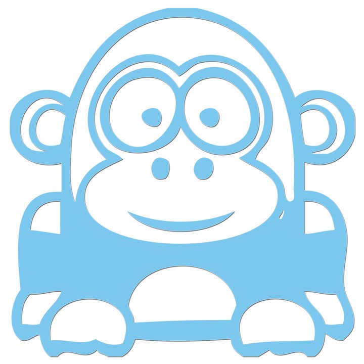 Funny Cartoon Gorilla Sticker for wholesale by WinsterCreations™