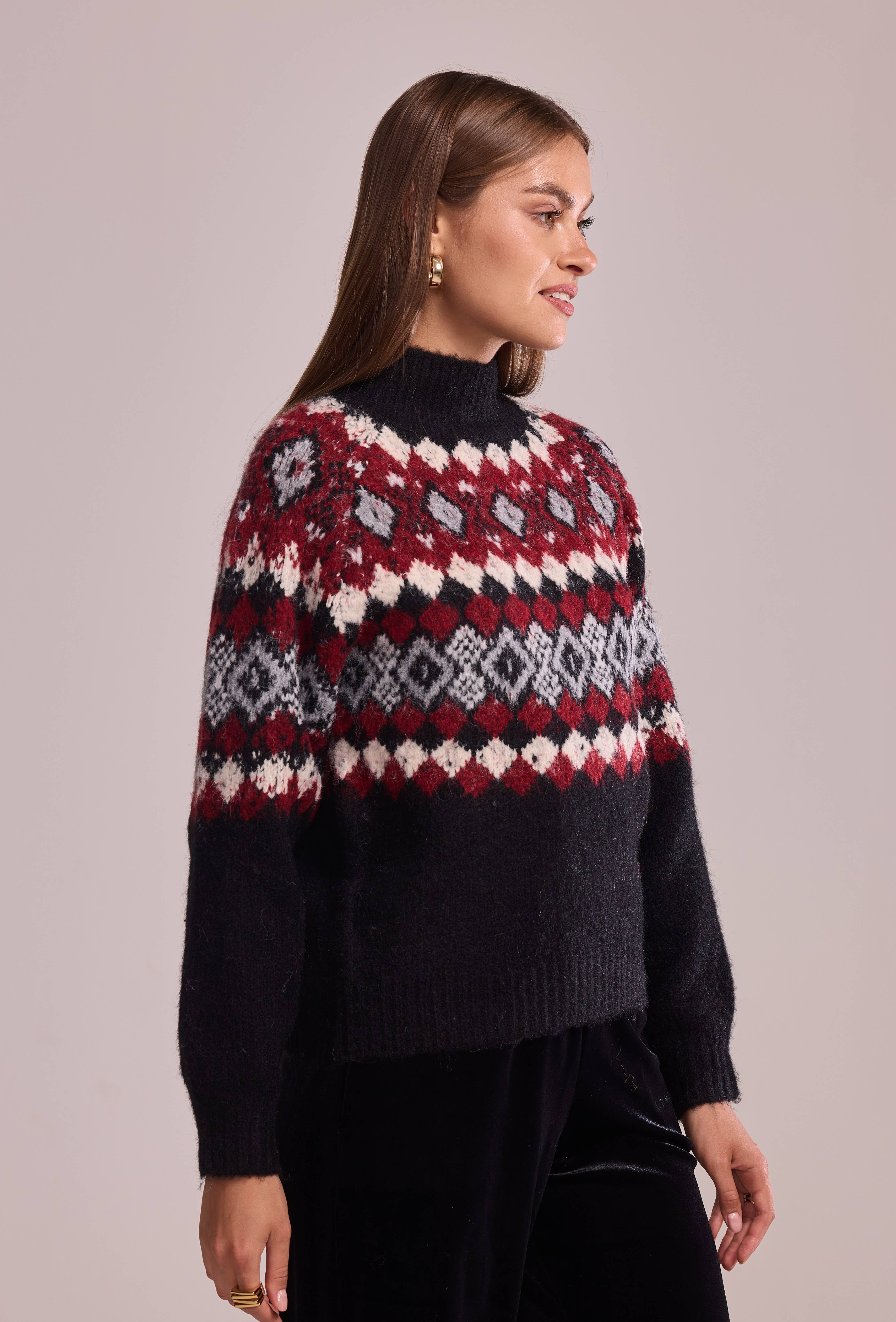 Cherry Paris - Wholesale Knit Sweater - Women's - Pull Yaelle - IH2563419
