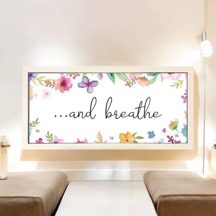 Wall Art Framed Print Home …And Breathe for wholesale by Echo Three