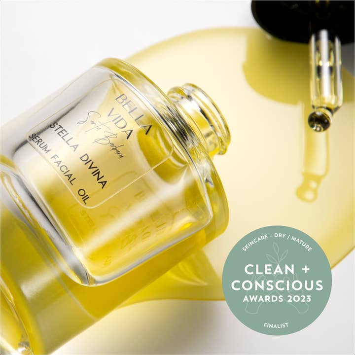Bella Vida Luxury Beauty - Wholesale Facial Oil - Stella Divina Serum Facial Oil Backbar size. Award Finalist