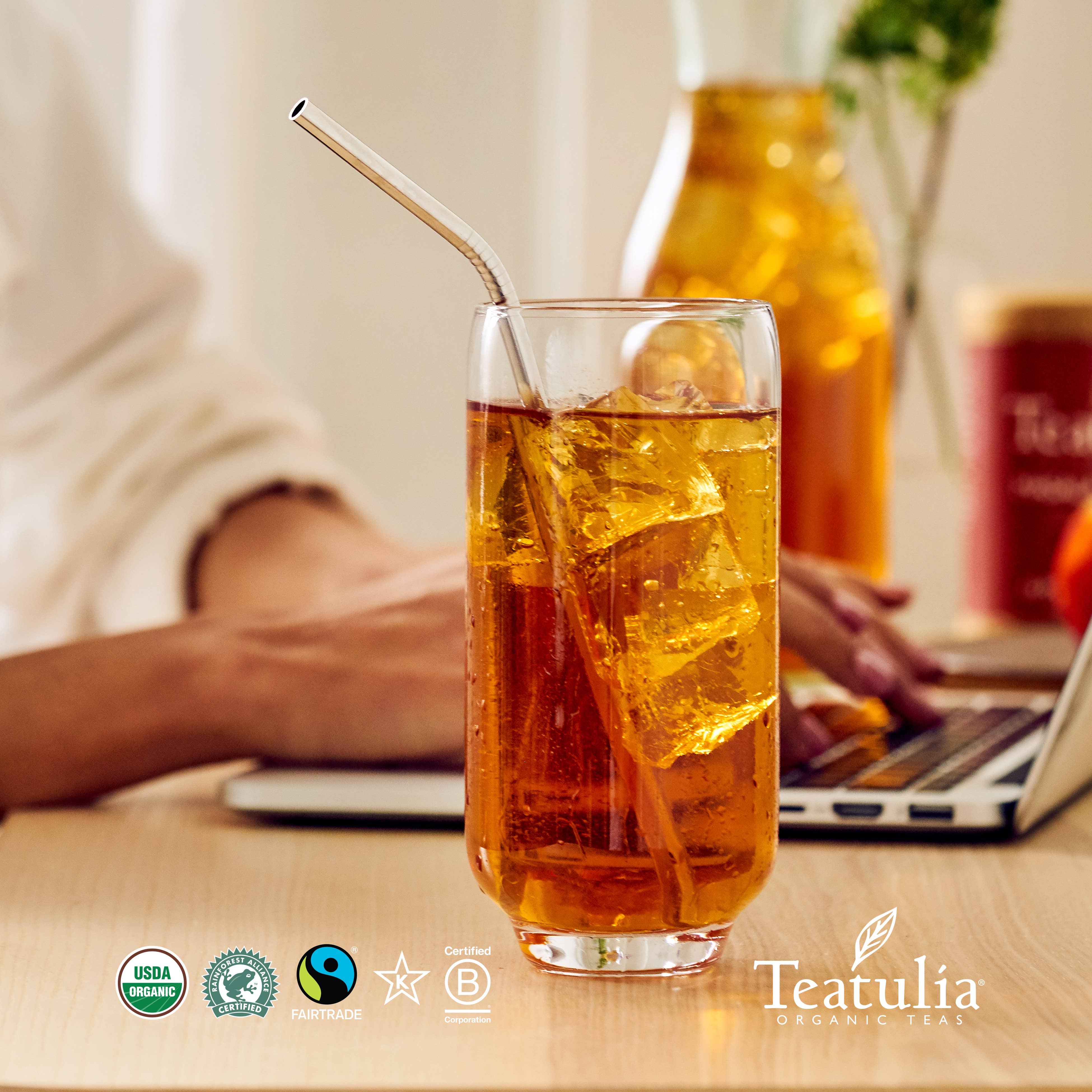 Teatulia Organic Teas - Vente Sachets de thé - Sachets de thé carrés bio emballés Masala Chai1