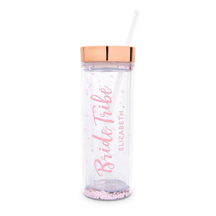 Weddingstar Inc. – wholesale Insulated mug/tumbler – 17 oz. Insulated Plastic Drink Tumbler - Bride Tribe16