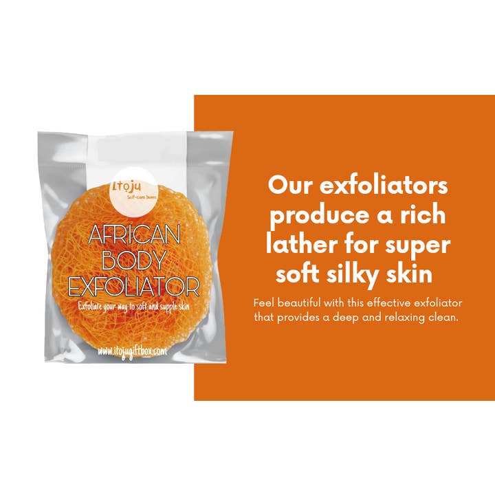 Itoju Gift Box – wholesale Bath pouf/sponge – African Body Exfoliator