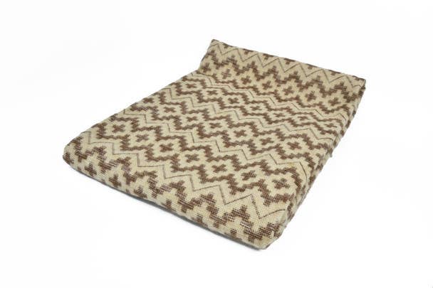 Sanyork Fair Trade – wholesale Throw blanket – Reversible Brushed Alpaca Beige Chacana Inca Cross4
