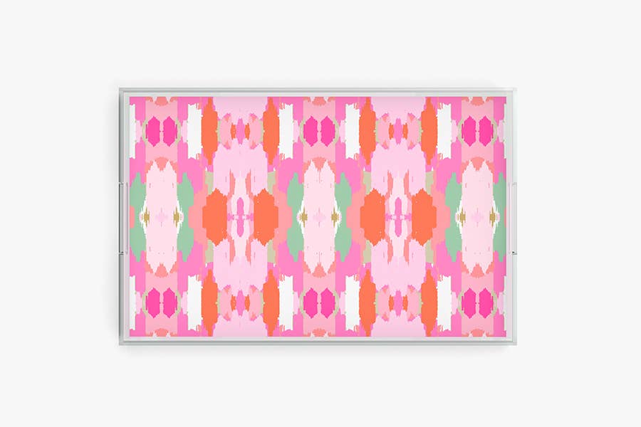 Clairebella Personalized Gifts & Pillows - Wholesale Decorative Tray - Belmont Acrylic Trays | Acrylic Tray | Food Serving Tray5