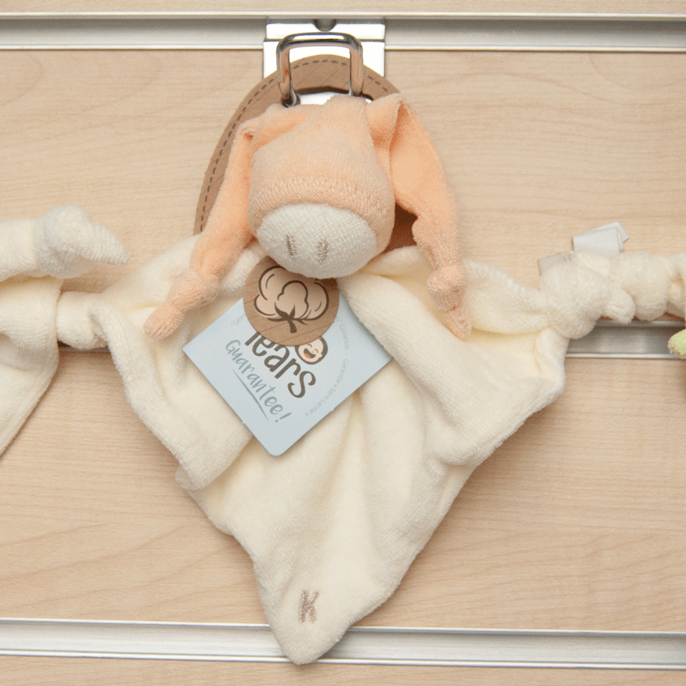 Keptin-Jr – Engroshandel Hyggetæppe - Baby – Little Zmooz krammeklud fersken og appelsin2