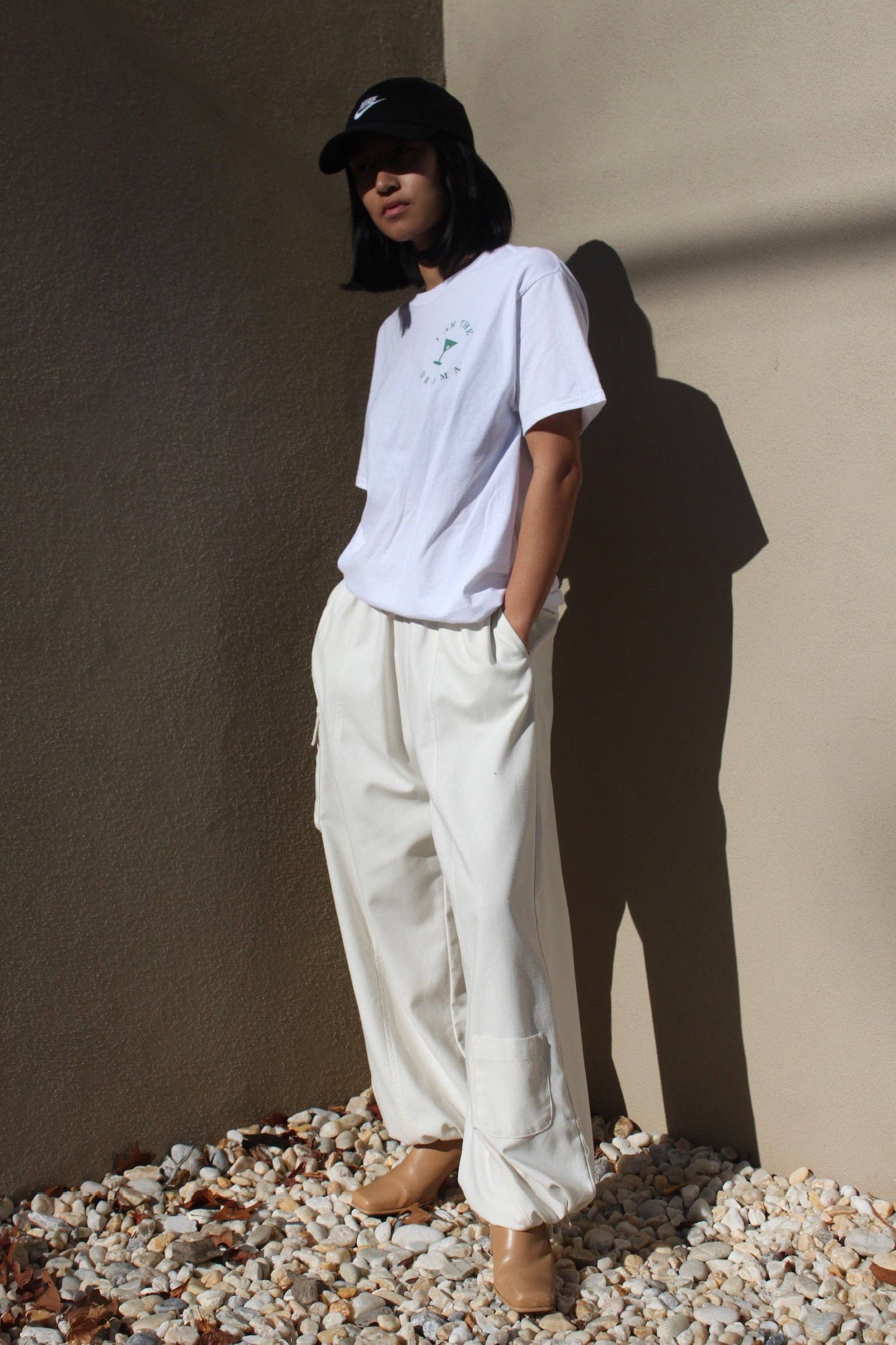 Na Nin - Vente Pantalon – femme - Pantalon cargo en toile de soie Cooper8