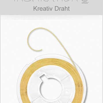 Creative wire, gold for wholesale by URSUS® / Buntpapierfabrik Ludwig Bähr GmbH & Co. KG