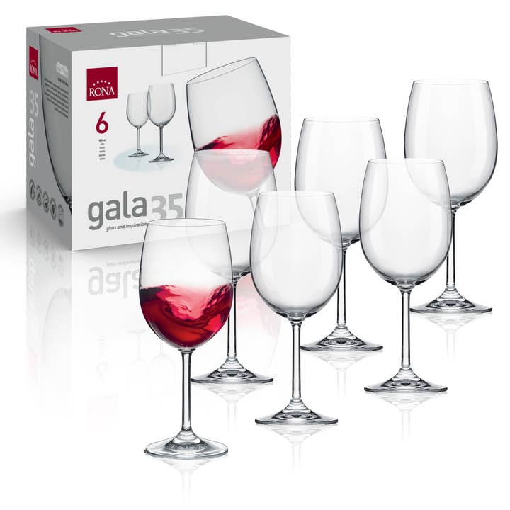 RONA - Wholesale Wine Glass - RONA Gala 35 Wine Glass | 13 oz. | Set of 6