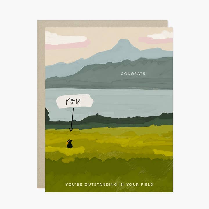 Barone and Co. - Wholesale Graduation Card - Outstanding Field Graduation Card0