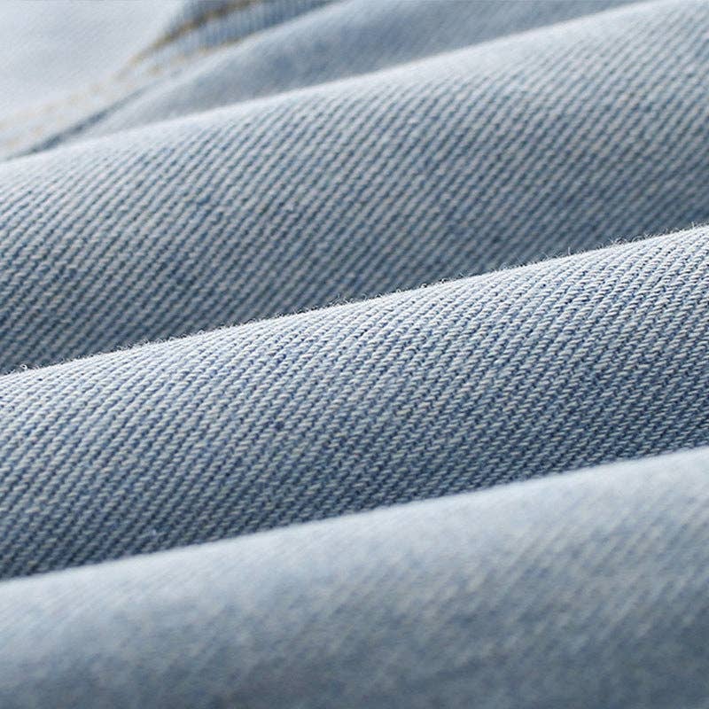 Blå Baby Denimblå Västerländsk Stil Lediga Shorts för wholesale på Faire3