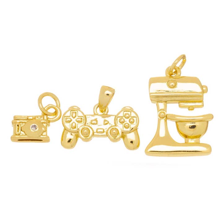 Goldene Kamera, Joystick-Controller & Mixer-Anhänger-Set für den Großhandel von Jewel Pledge