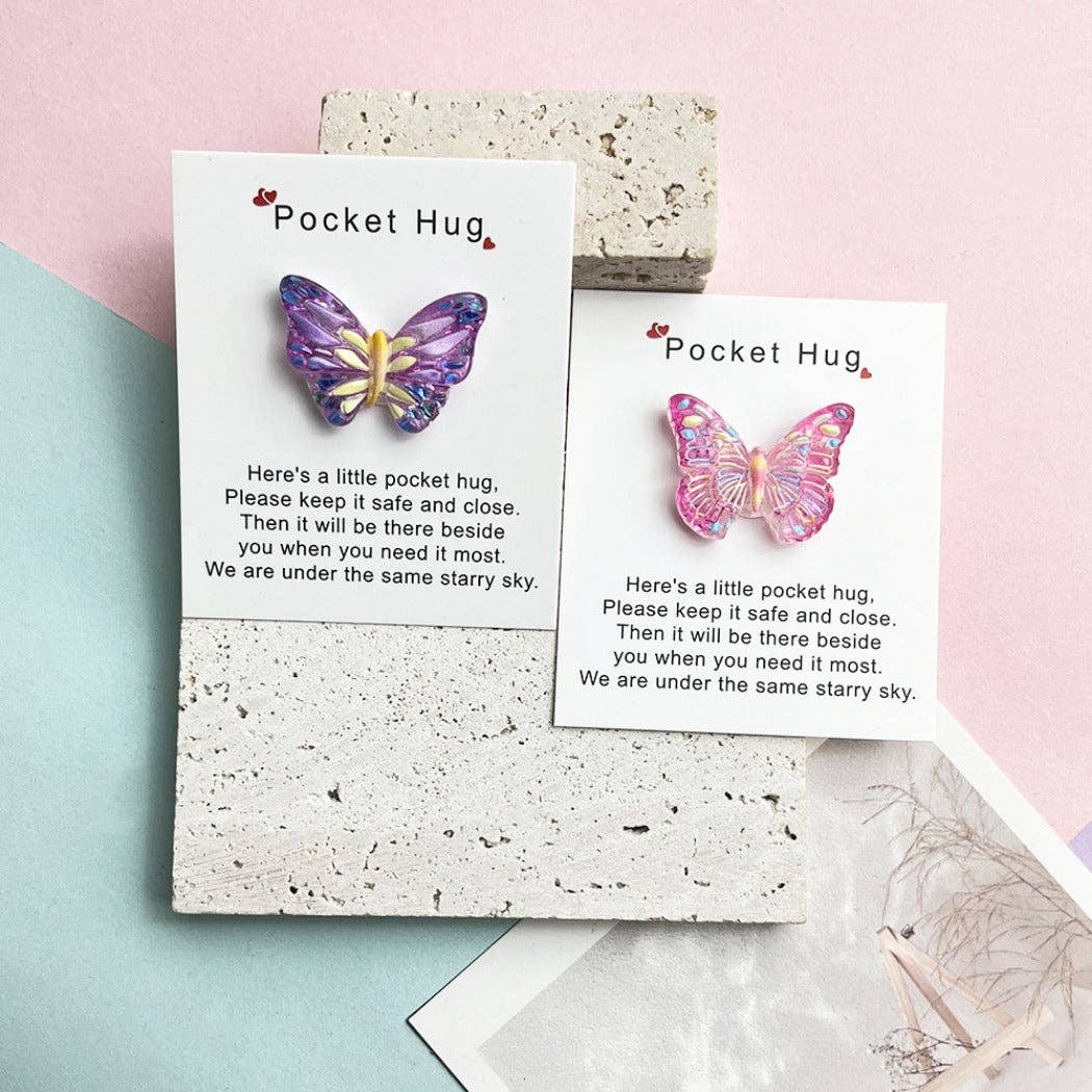 Magia Design - Wholesale Keepsake Coin/Token - Pocket Hug Gradient Butterfly – Your Tiny Source of Joy9