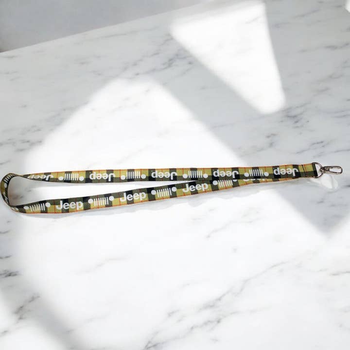 Lanyard - Jeep Tartan Plaid for wholesale by Detroit Shirt Co.