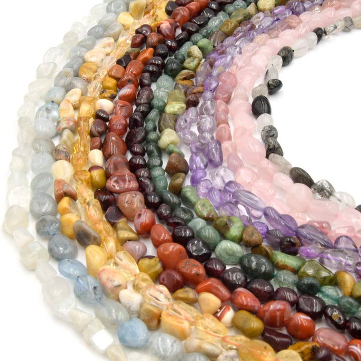 Only Beads - Wholesale Beads - Pebble Gemstone Beads: Handpicked Natural Semi-Precious Nugget Gemstones for Unique CreationsBeads9