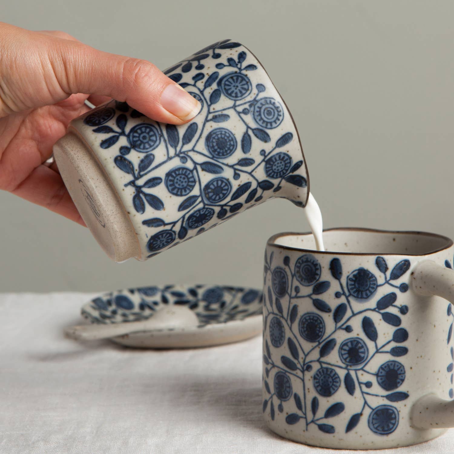 Danica Heirloom - Wholesale Pitcher - Calendula Element Creamer1