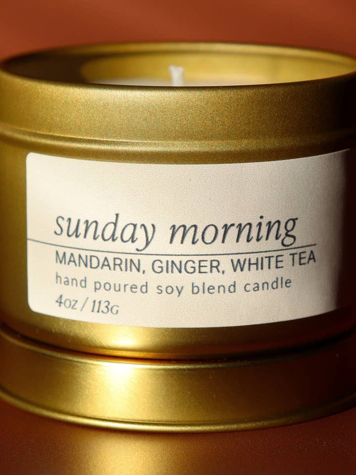 Sunday Morning 4oz Candle for wholesale by The Crafthaus