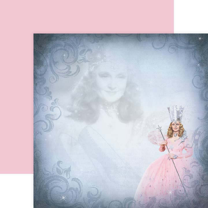 Paper House Productions - Venta al por mayor Scrapbook - Glinda - Mago de Oz - Papel de doble cara