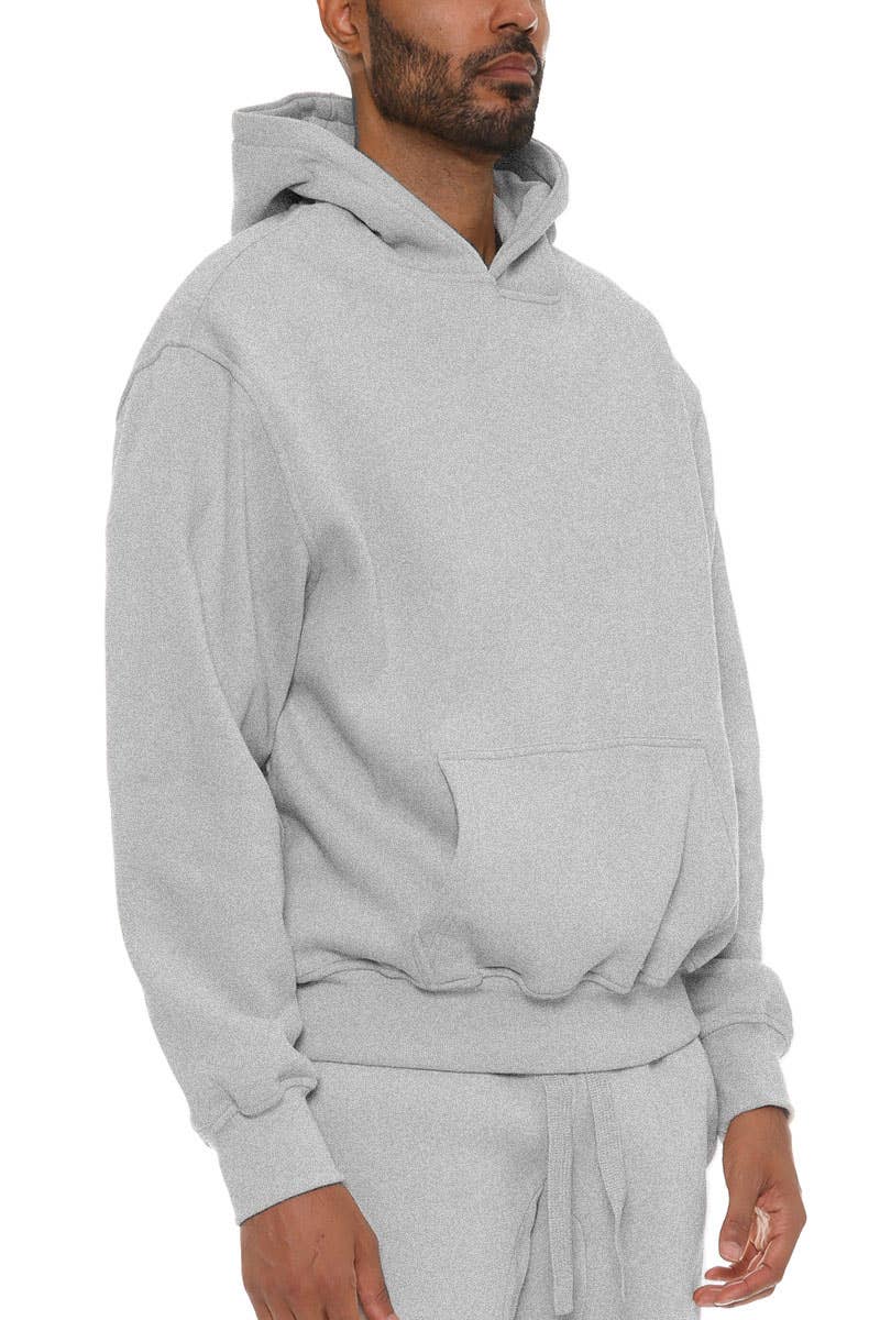 WEIV - Wholesale Hoodie - Men's - Premium Cotton Blend Solid Hoodie Sweater1