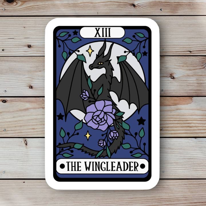 L'autocollant Lecteur de Tarot Wingleader pour la vente par Ace the Pitmatian Co