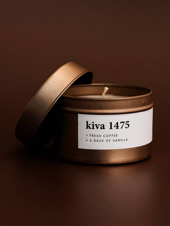 Kiva 1475 - 90g Rose Gold Nook Tin for wholesale by Keynvor Candle Co