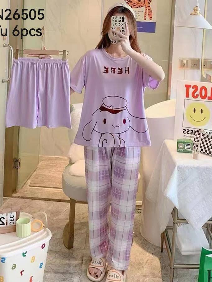 3-teiliges Hund-Pyjama-Set für den Großhandel von Belle Com'Elle