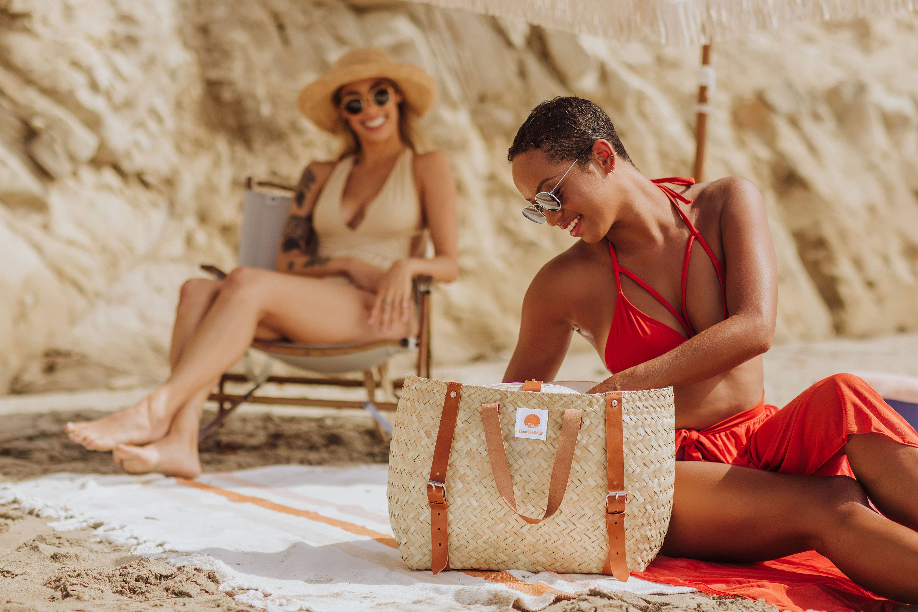 Picnic Time Family of Brands - Wholesale Cooler/Cooler Bag - Hermosa Insulated Woven Seagrass Beach Cooler Bag17