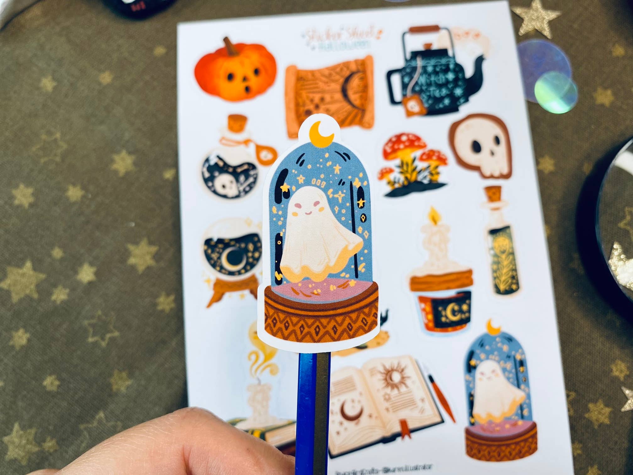 Split Moon Studios - Venta al por mayor Pegatina - Hoja de pegatinas de Halloween para Bullet Journal2