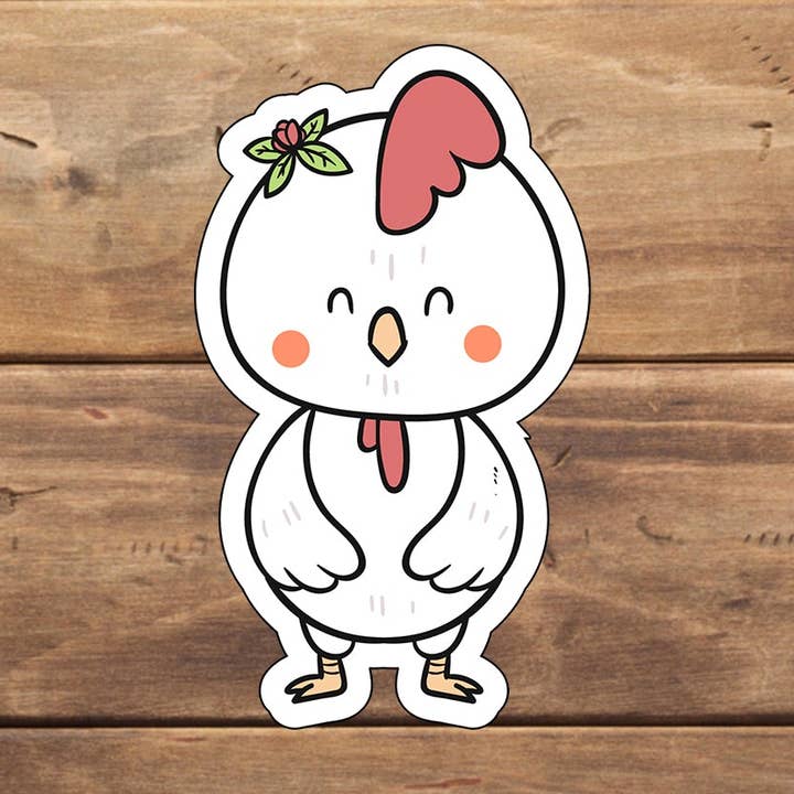 Pegatina pollo para venta al por mayor de C3DAR Design