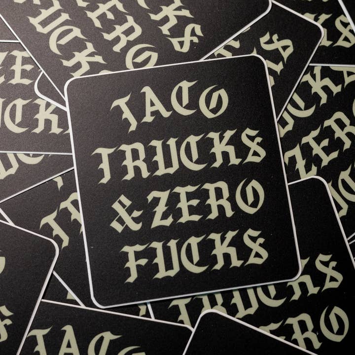 Taco Trucks and Zero Fs (Explicit) for wholesale by Taco Gear