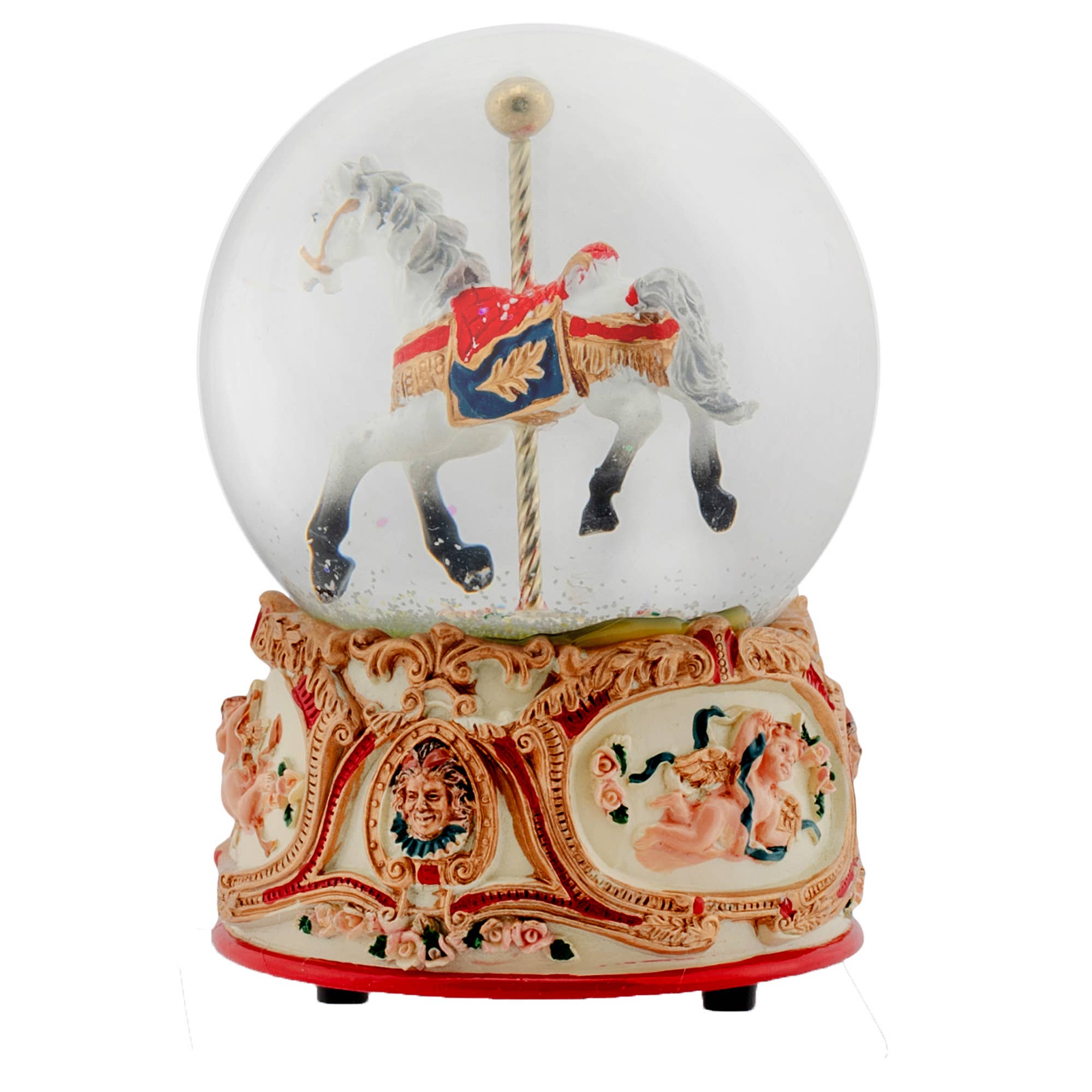 EAST AVENUE - Wholesale Snow Globe - Angel 100mm Musical Snow Globe2