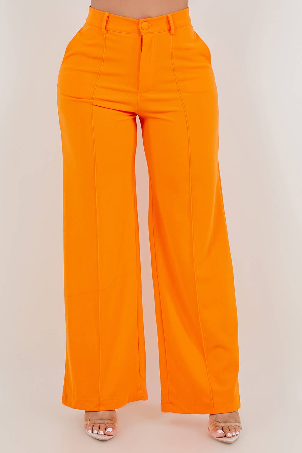 Fashion Space - Wholesale Pants - Women's - Women's Loose Fit Solid Pants5