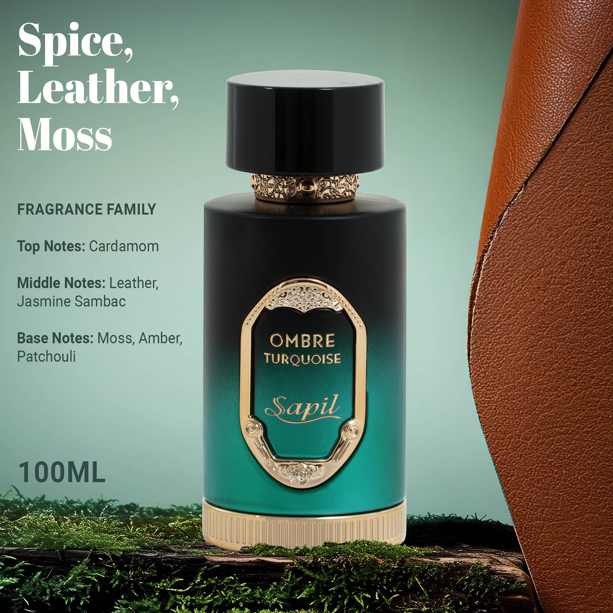 SWISS ARABIAN - Wholesale Perfume/Eau de Toilette - Sapil Ombre Turquoise Luxury Eau De Parfum  for Unisex 100ml1