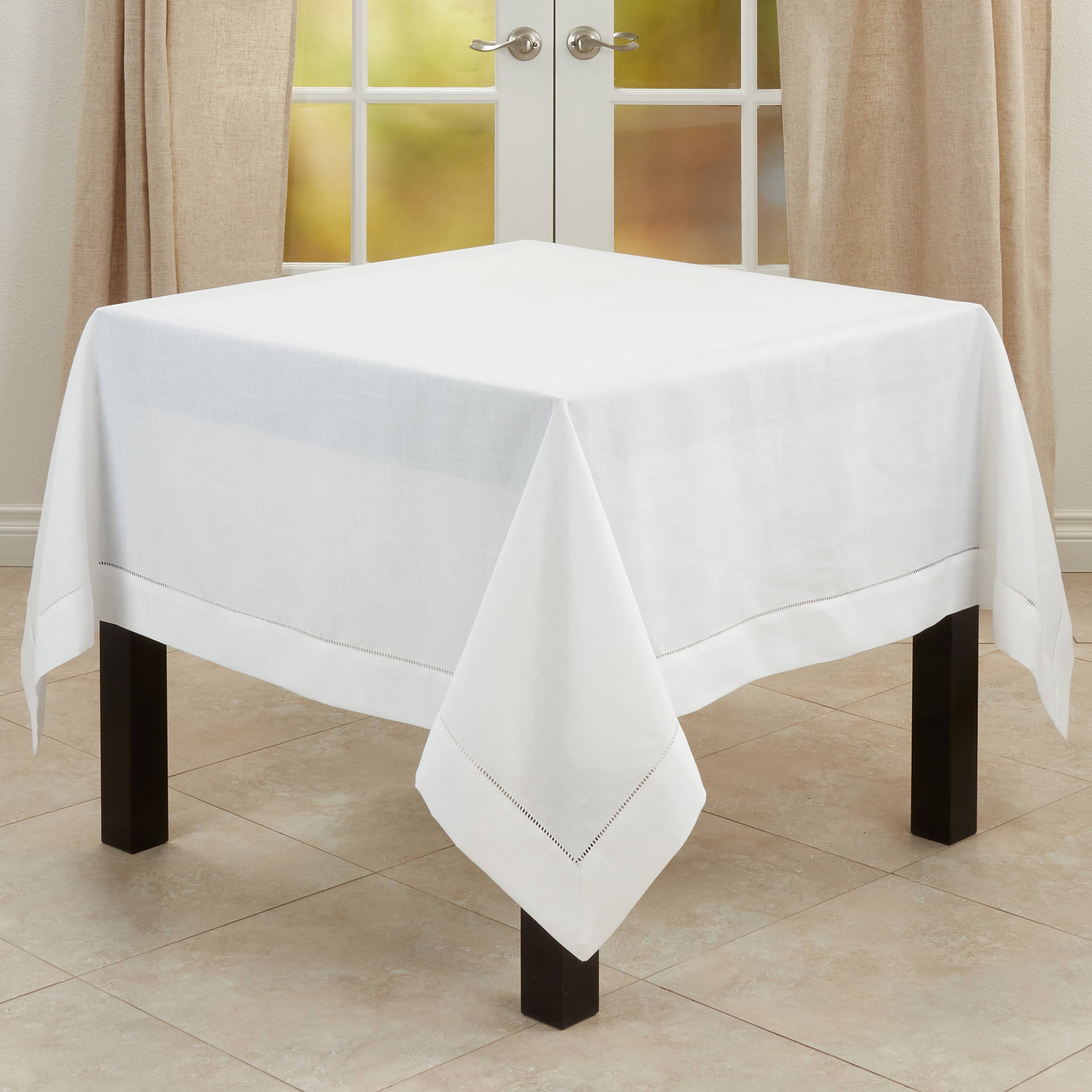 Saro Lifestyle - Wholesale Tablecloth - Tablecloth with Hemstitched Border40