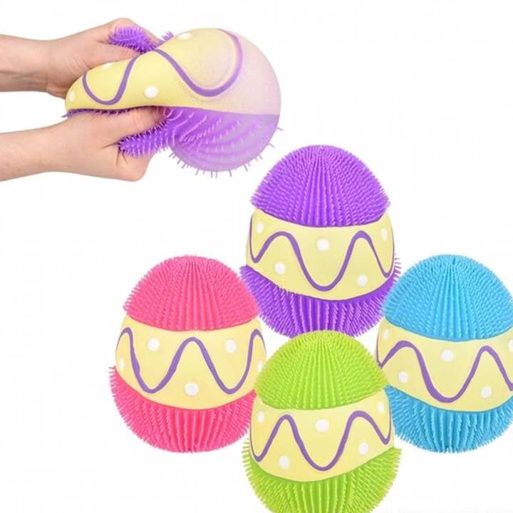 6" PUFFER EASTER EGG LLB Squishy Legetøj for engroshandel hos La Luna Bella - Toys