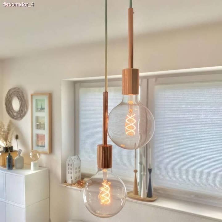 LIGHTINUP S.R.L. - Venta al por mayor Candelabros - Cable de cilindro metálico de 15 cm de longitud completo con varilla.