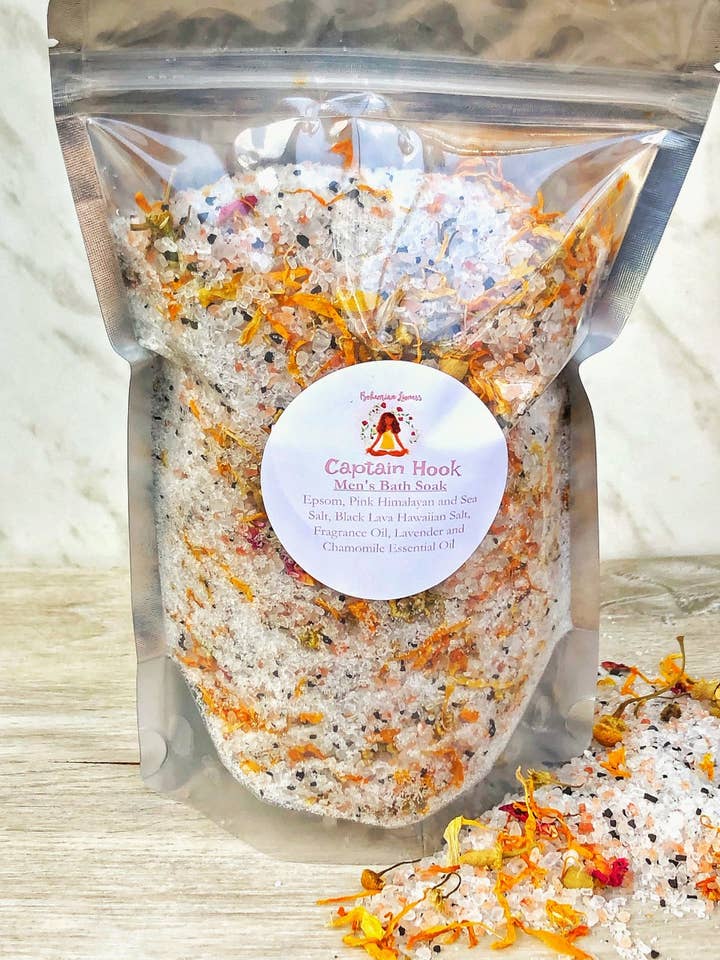 Captain Hook's Men Bath Salt for wholesale by BohemianLioness