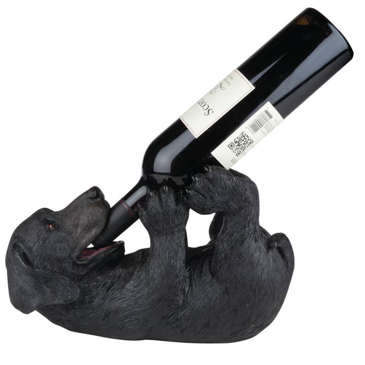 TRUE - Wholesale Bottle Rack/Holder - Decorative Animal Wine Bottle Holder - Lucky Lab