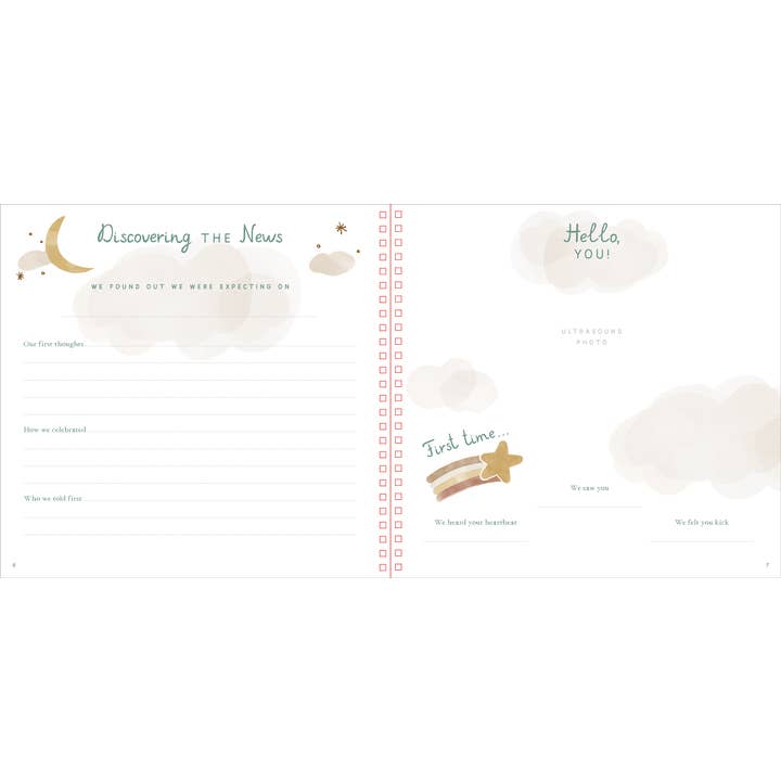 Peter Pauper Press - Wholesale Memory Book - Kids & Baby - Baby's First Years: A Modern Memory Book with Keepsake Box