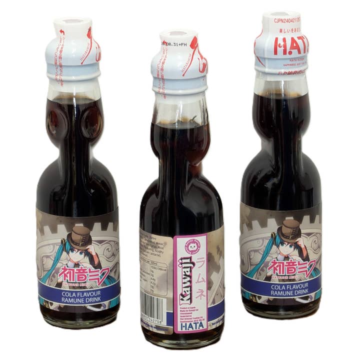 Hatsune Miku Cola Smak Ramune 200ml för wholesale av Kawaji
