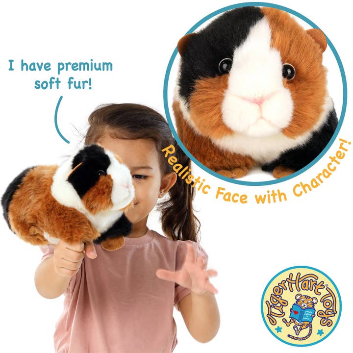 VIAHART Toy Co. - Wholesale Stuffed/Plush Toy - Kids & Baby - Gianni The Guinea Pig - 9 Inch Stuffed Animal Plush