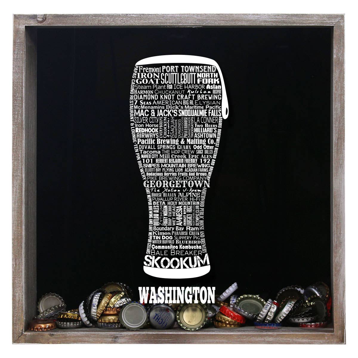 Torched Products – Großhandel 3D-Wandkunst – Cap Collector-Beer Typografie Shadow Box — Farmhouse Antique41